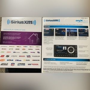 SiriusXM Dock & Play Home Kit AND Radio with Vehicle Kit